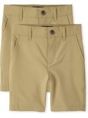 Boys' Quick Dry Chino Shorts - Lightweight, Comfortable, Summer Essential